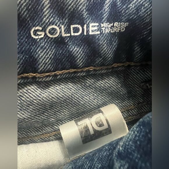 DL1961 Goldie High Rise boyfriend Tapered Skinny in Paradox size 24 edgy - Picture 12 of 12